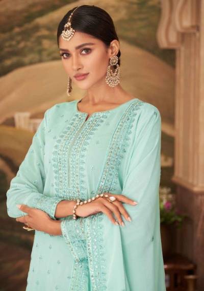 Navabi Vol 5 By Gramo Designer Partywear Sharara Suit Collection